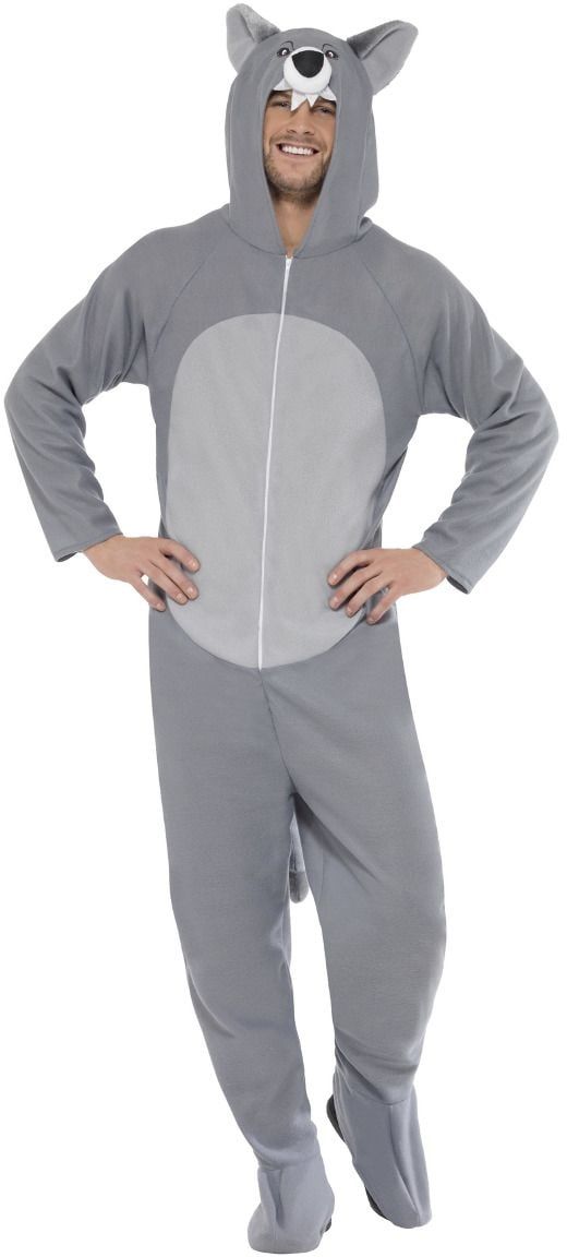 Grijze Wolven Onesie