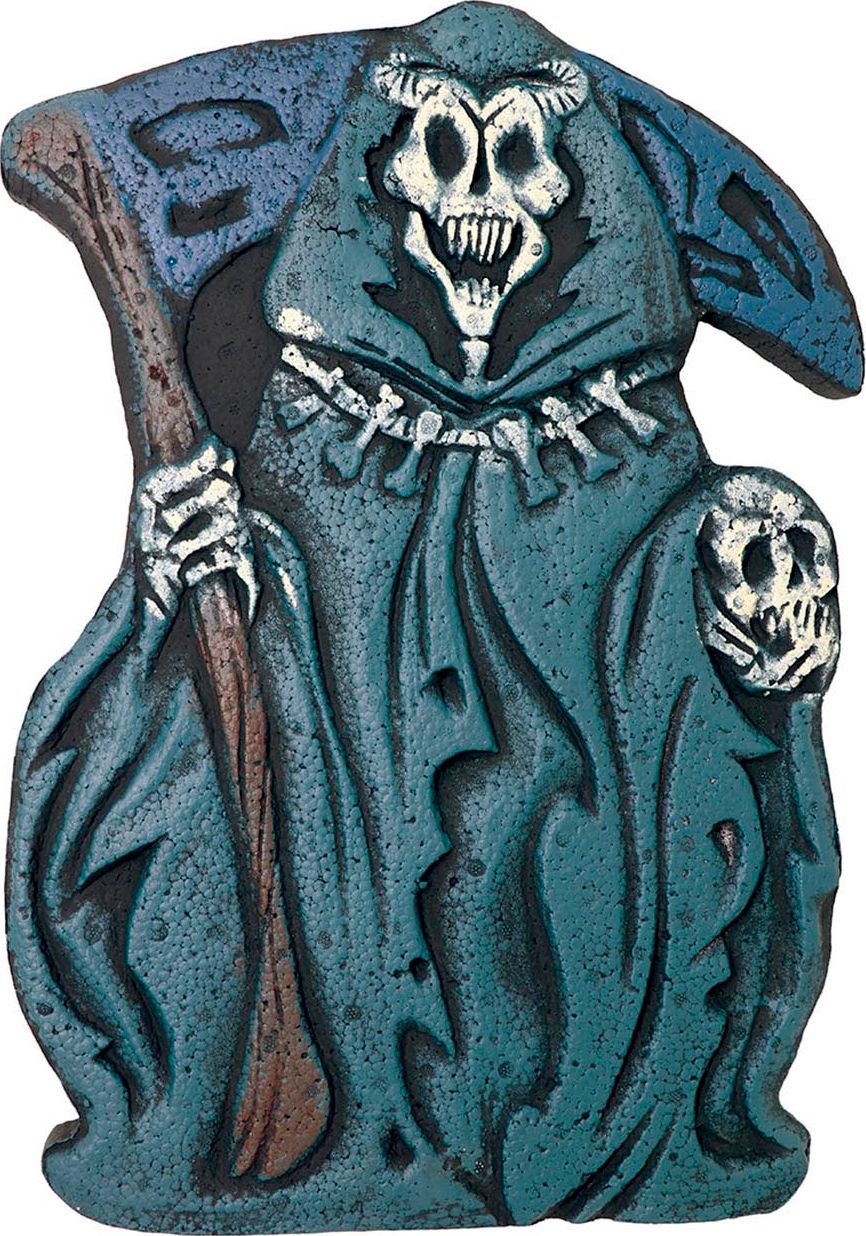 Grim Reaper Skelet Nep Grafsteen