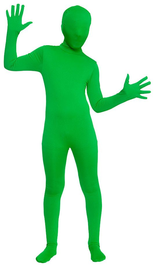 Groen morphsuit kind
