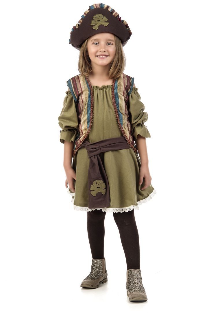 Groen Piraten Jurkje Meisjes