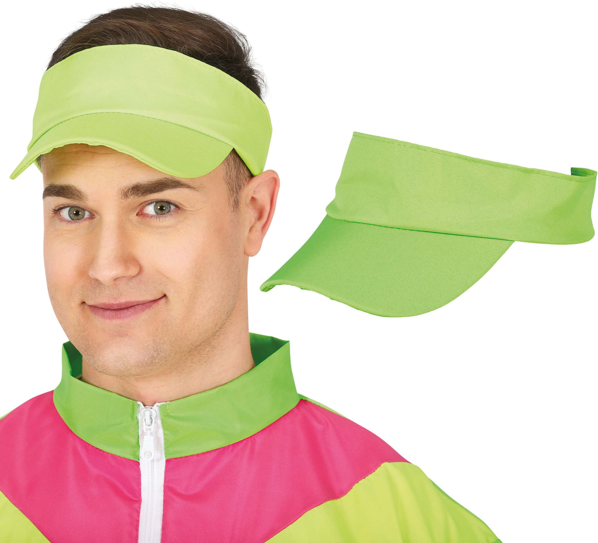 Groene 80's Zonneklep