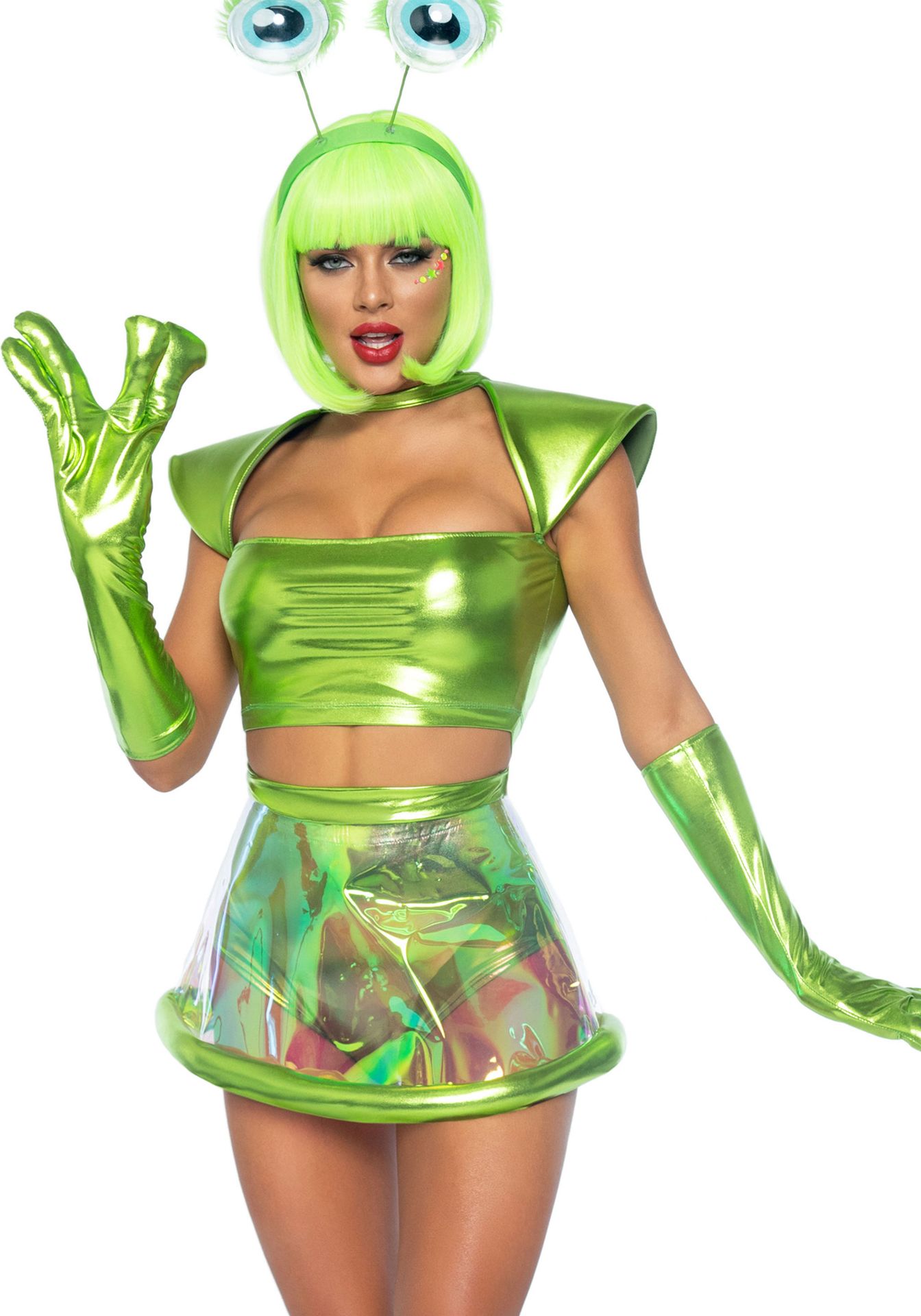 Groene Alien Outfit Dames