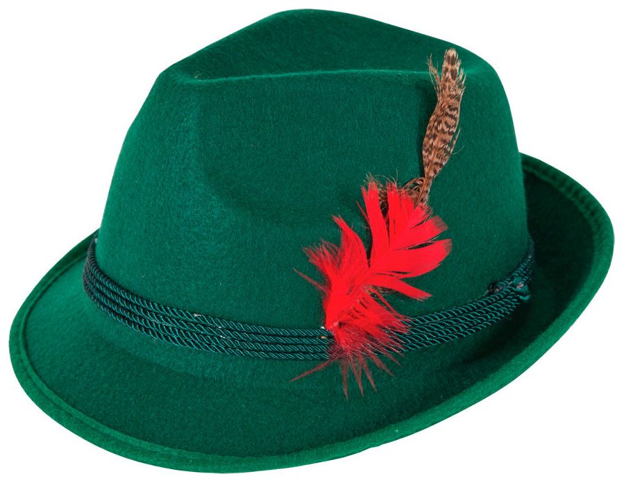 Groene beerfest hoed