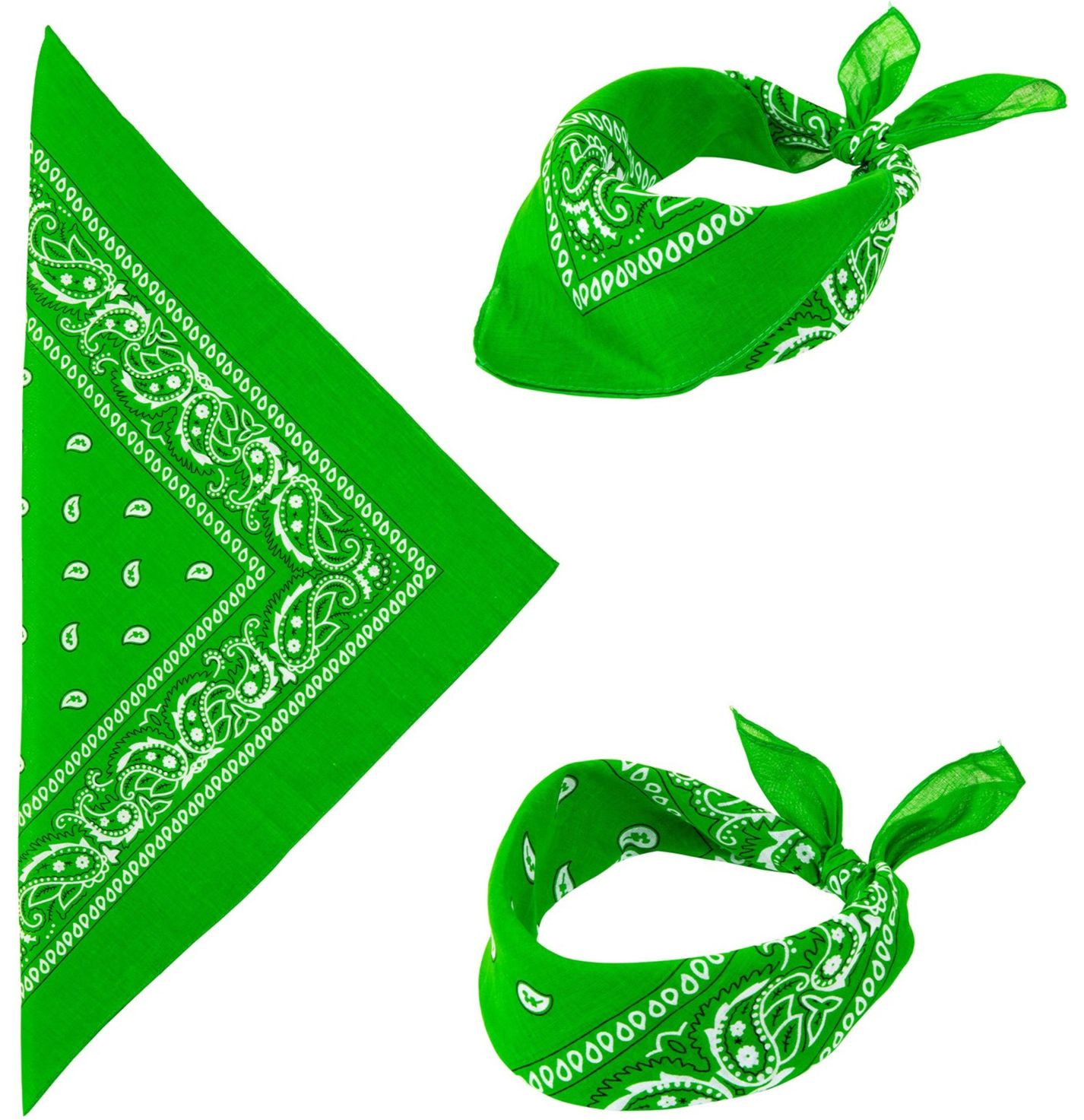 Groene Biker Bandana