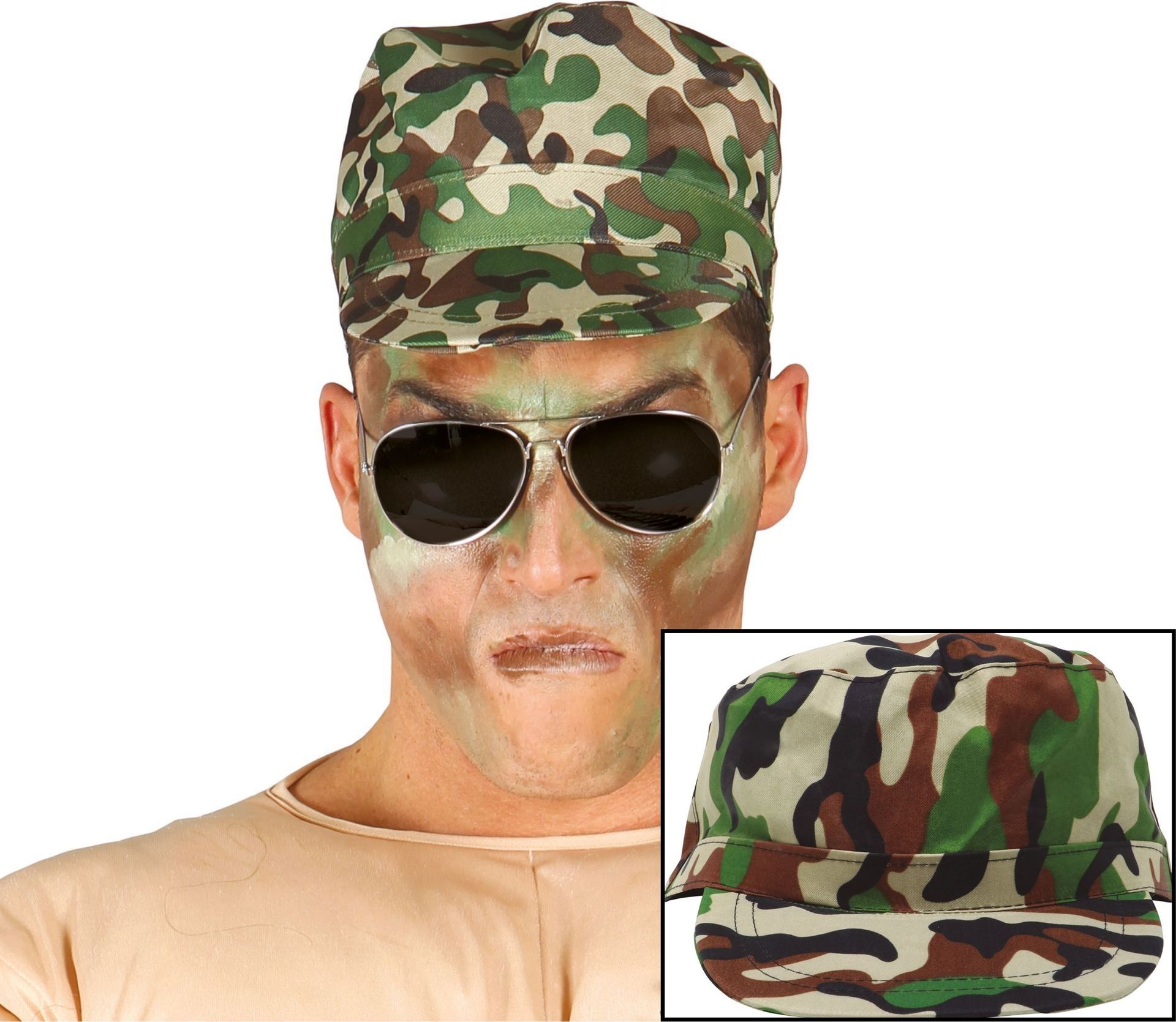 Groene Camouflage Pet