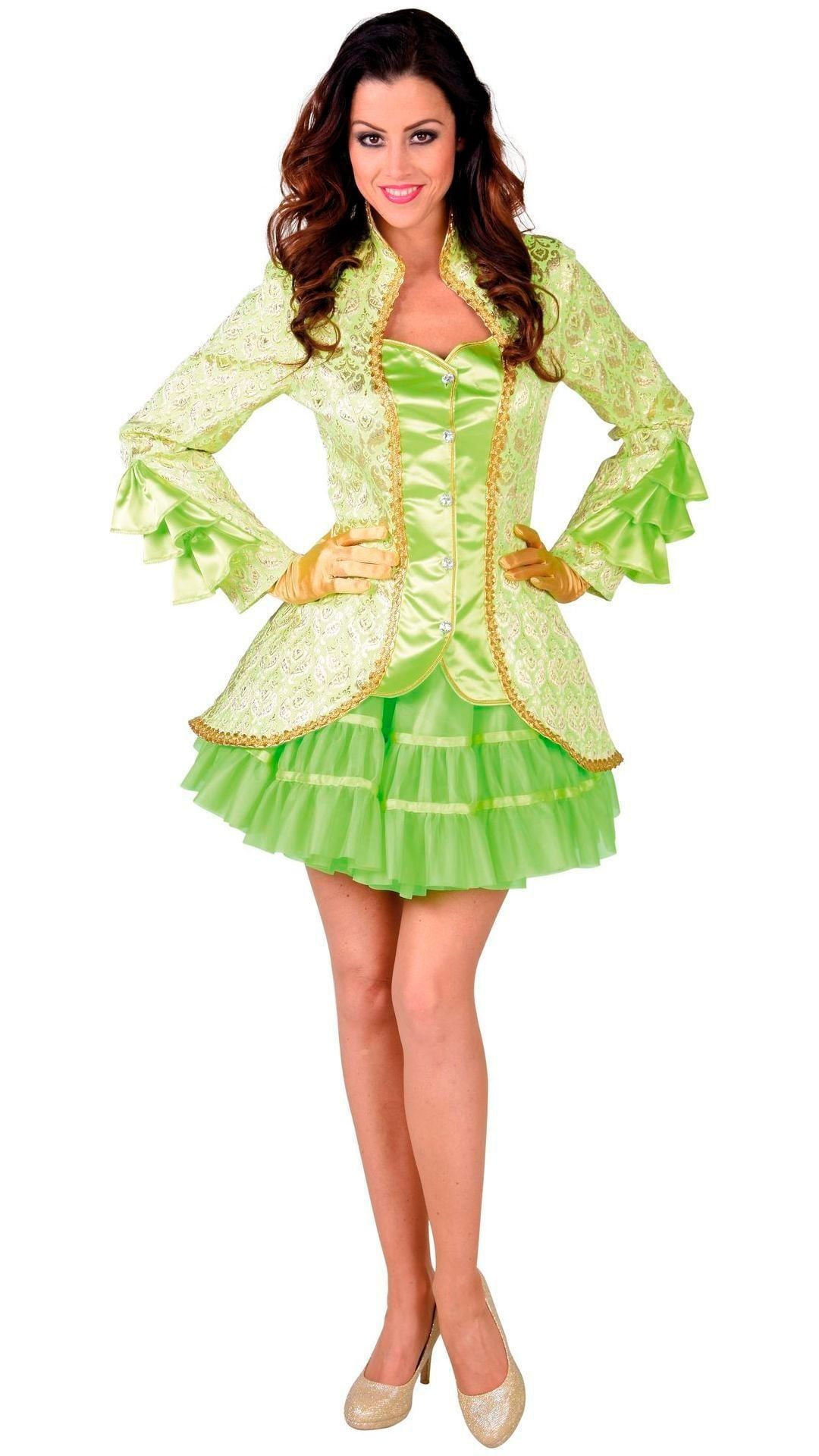 Groene Carnavalsjas Vrouw