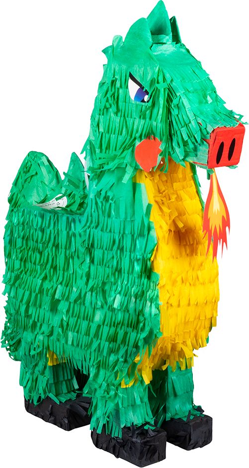 Groene chinese draak piñata
