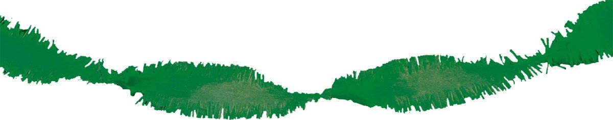Groene Crepe Papier Slinger 6 Meter