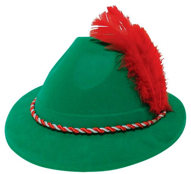 Groene Duitse hoed