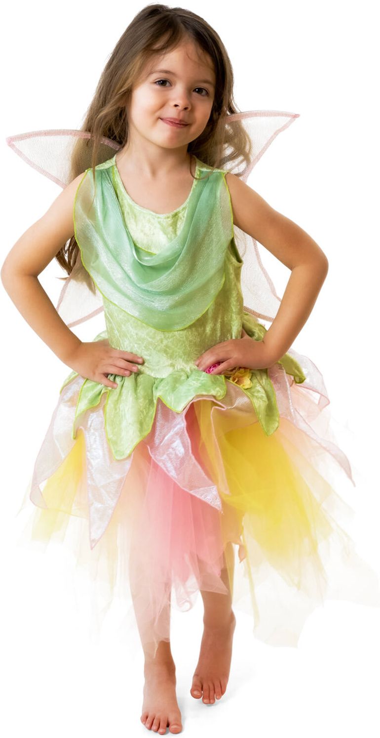 Groene Feeënjurk met Vleugels Meisjes