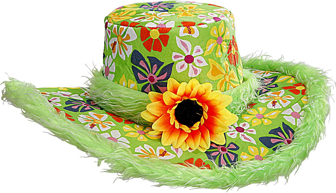 Groene Flower Power Hoed