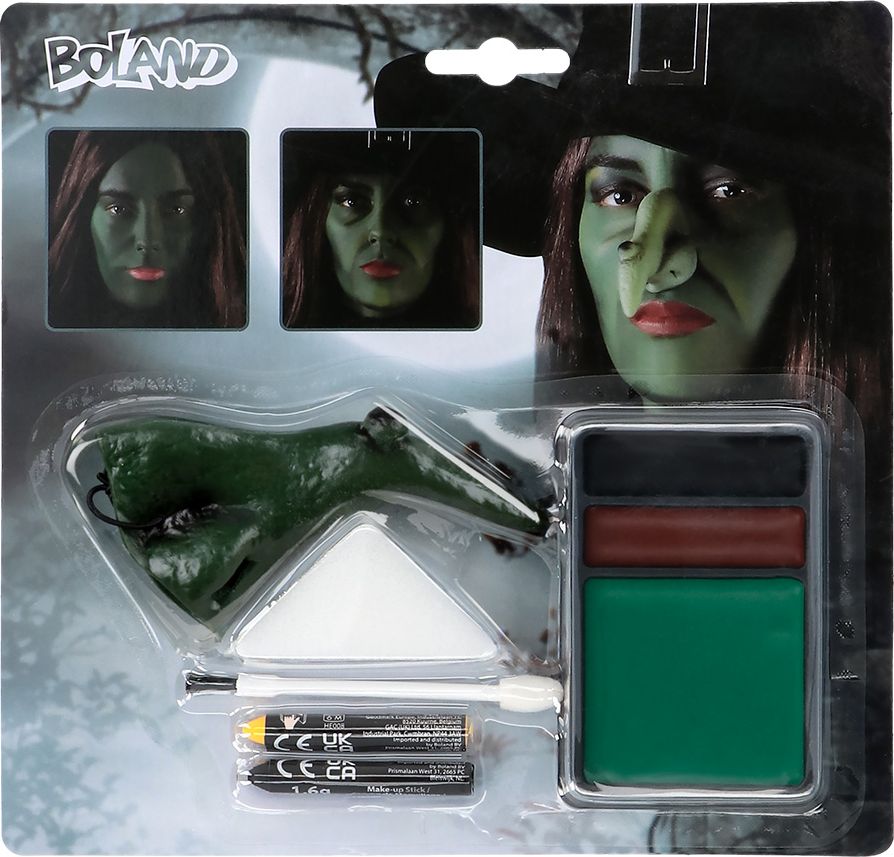 Groene Heks Thema Make-Up Set