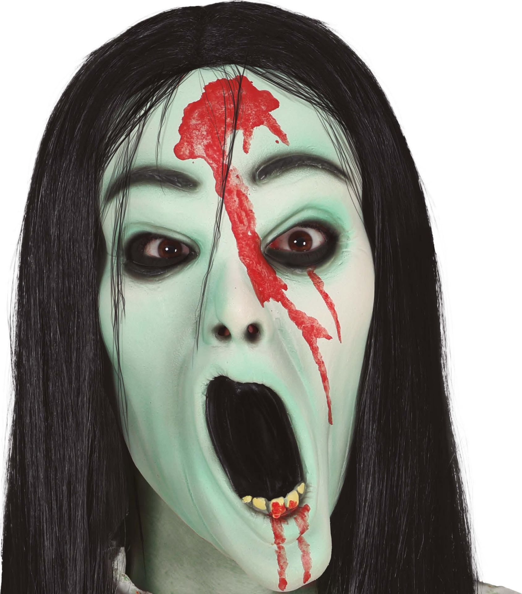 Groene Horror Vrouw Masker