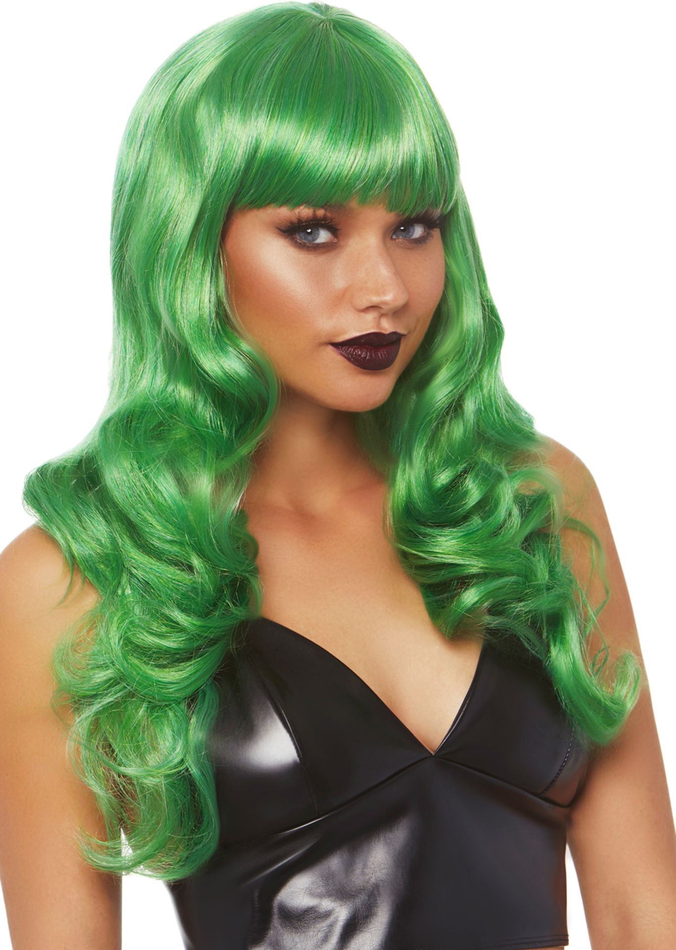 Groene Joker Pruik Dames