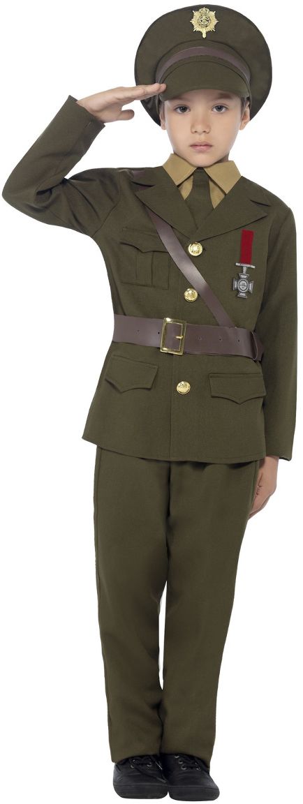 Groene Jongens Officier Kostuum