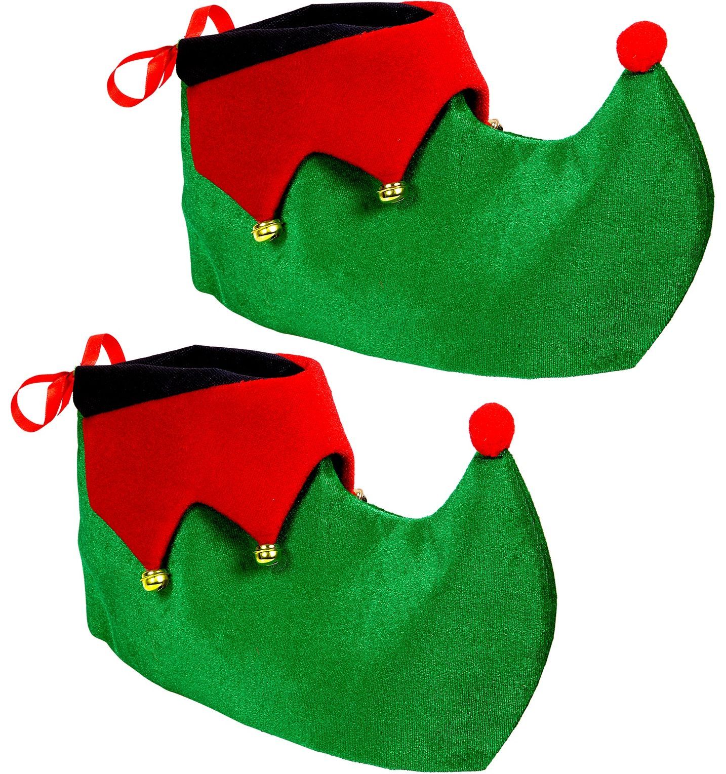Groene kerst elf schoenhoezen