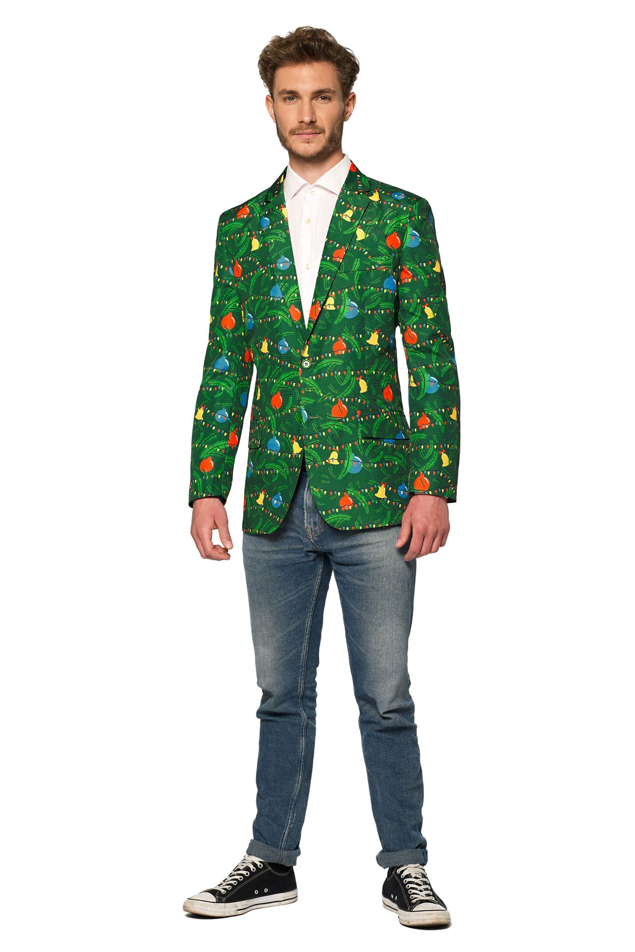 Groene kerstboom light-up Suitmeister blazer