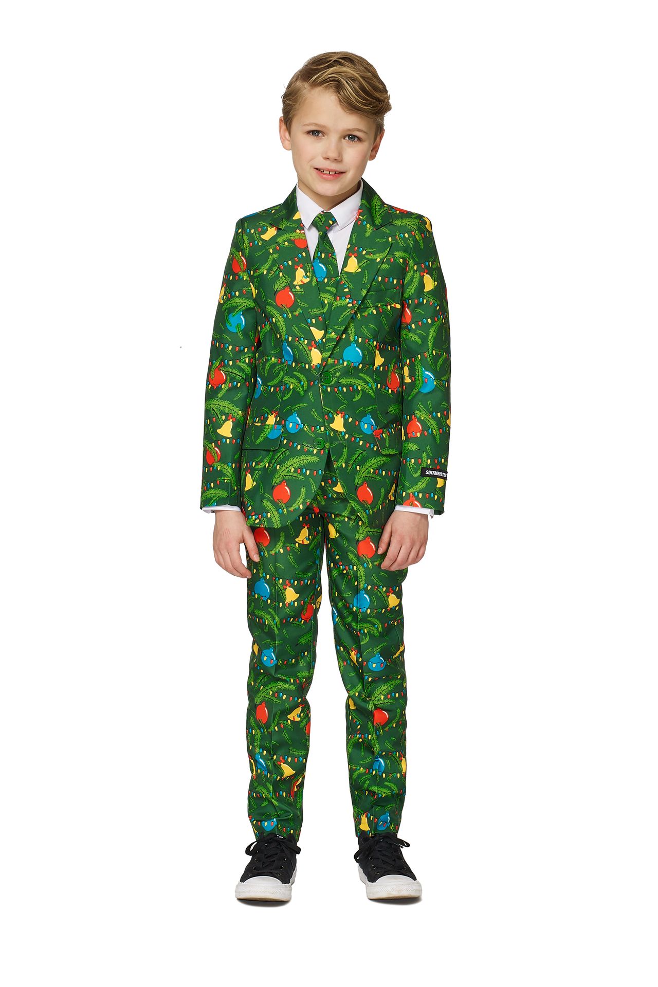 Groene kerstboom Suitmeister kostuum jongens