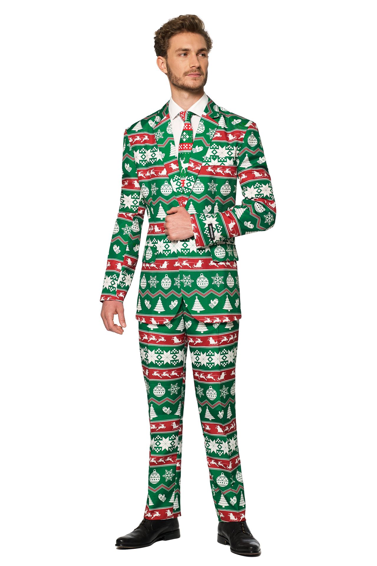 Groene kerstmis Suitmeister kostuum