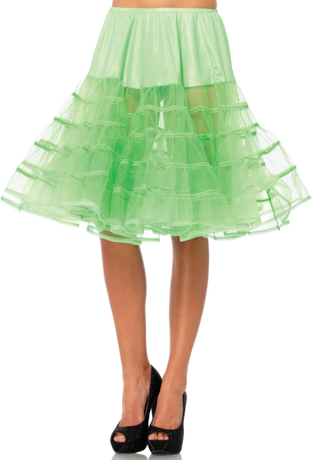 Groene luxe petticoat