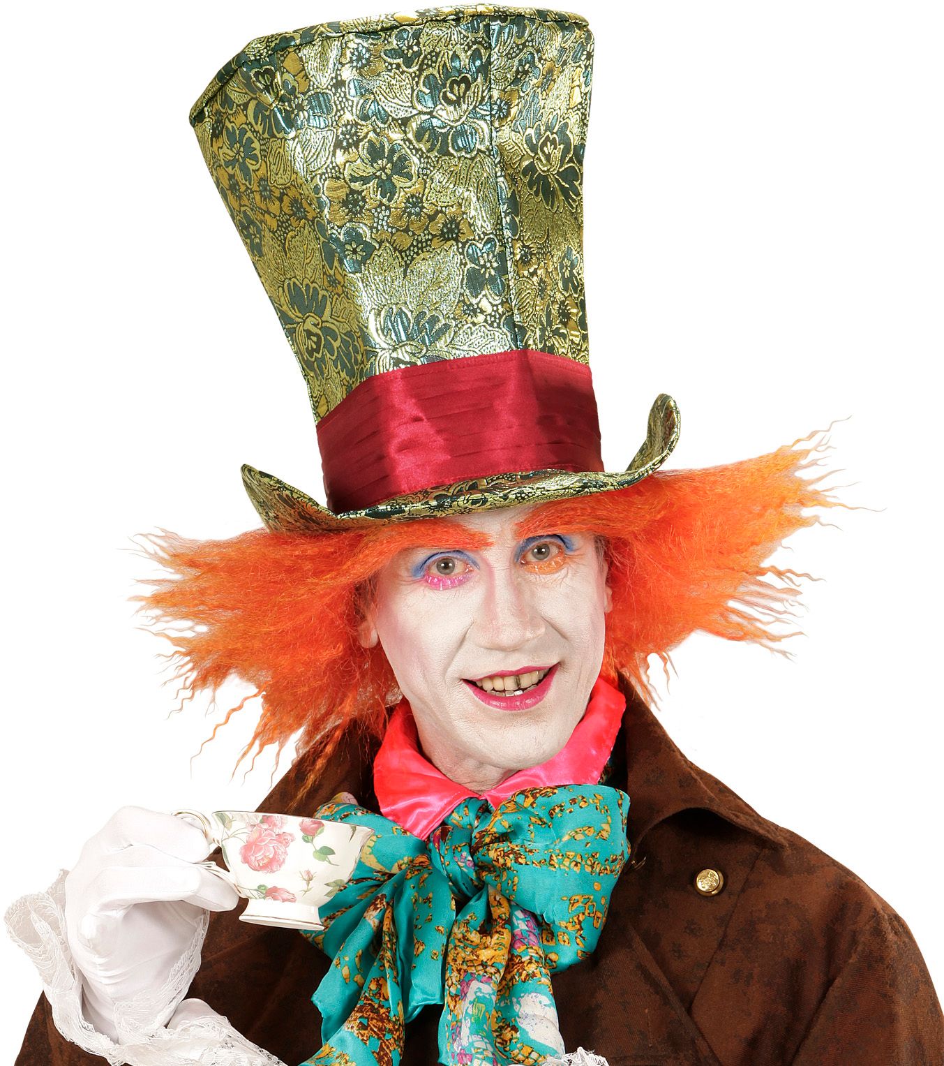 Groene Mad Hatter Hoed
