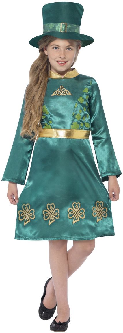 Groene Meisjes Leprechaun Jurkje