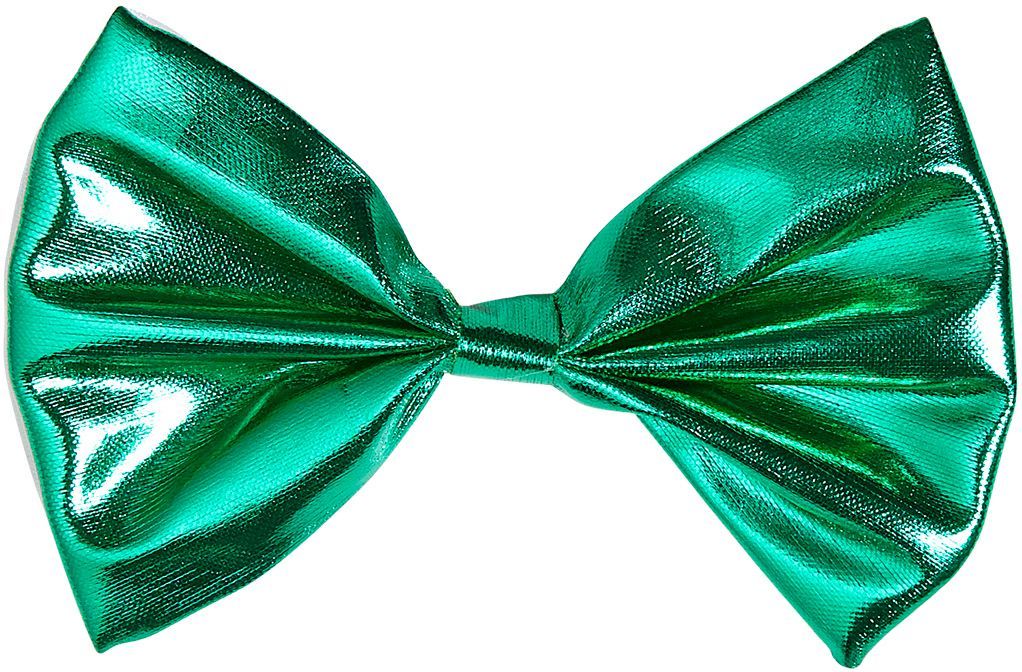 Groene Metallic Vlinderdas