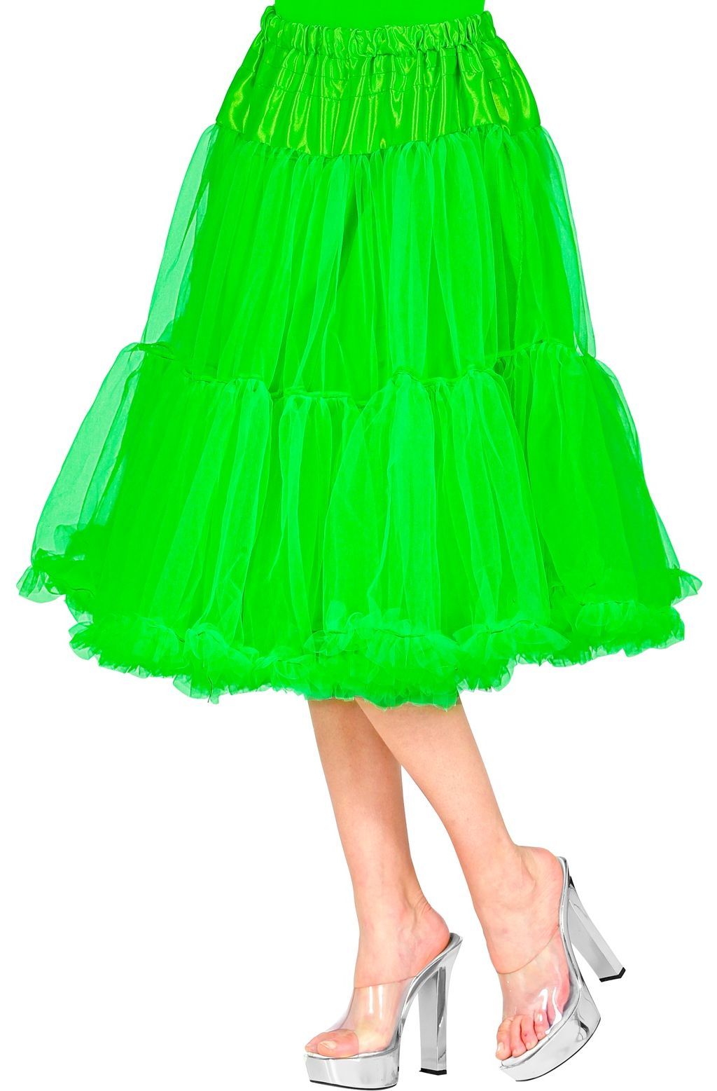 Groene Midi Tule Petticoat