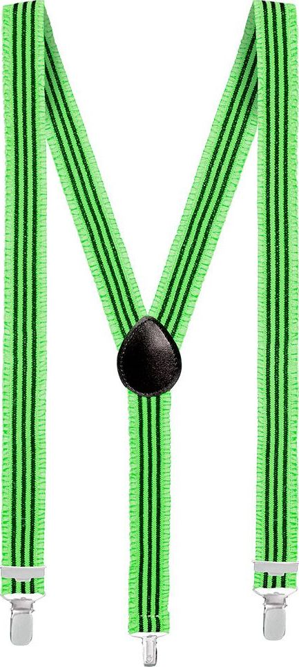 Groene Neon Bretels Volwassenen