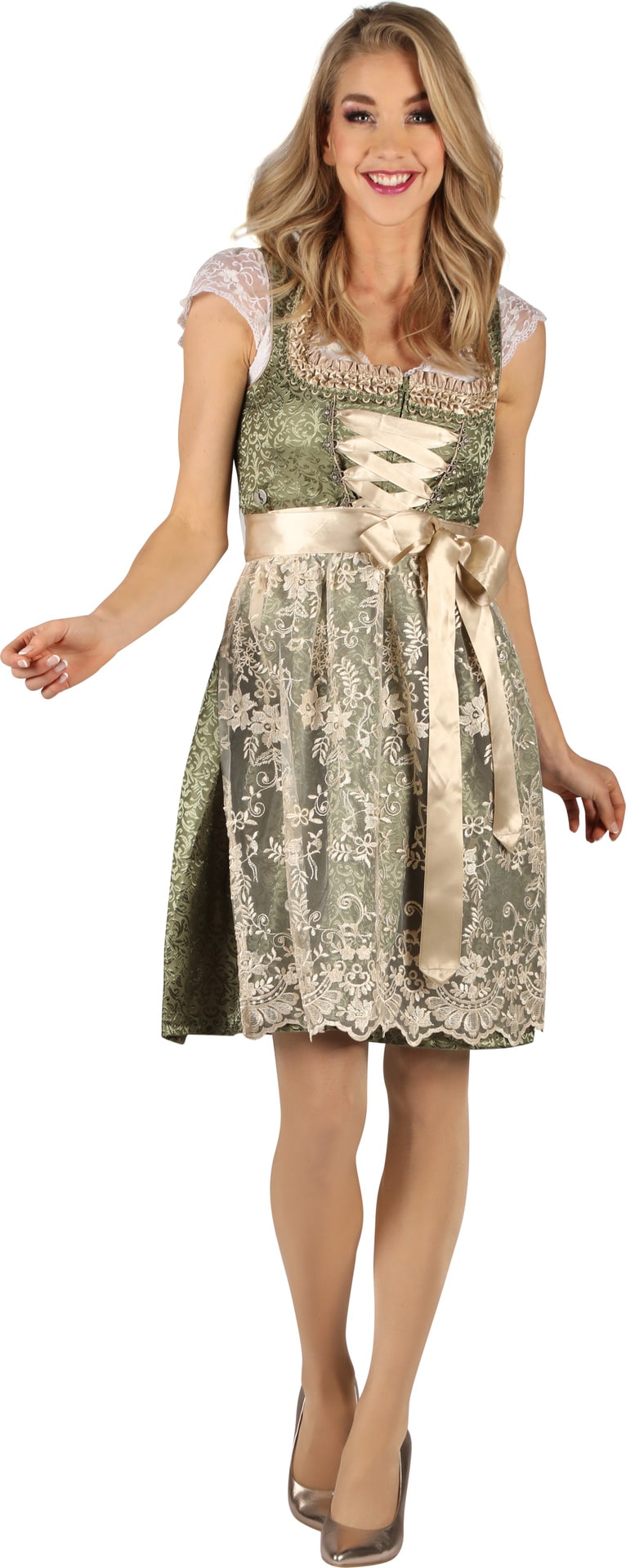 Groene Oktoberfest Dirndl Dames