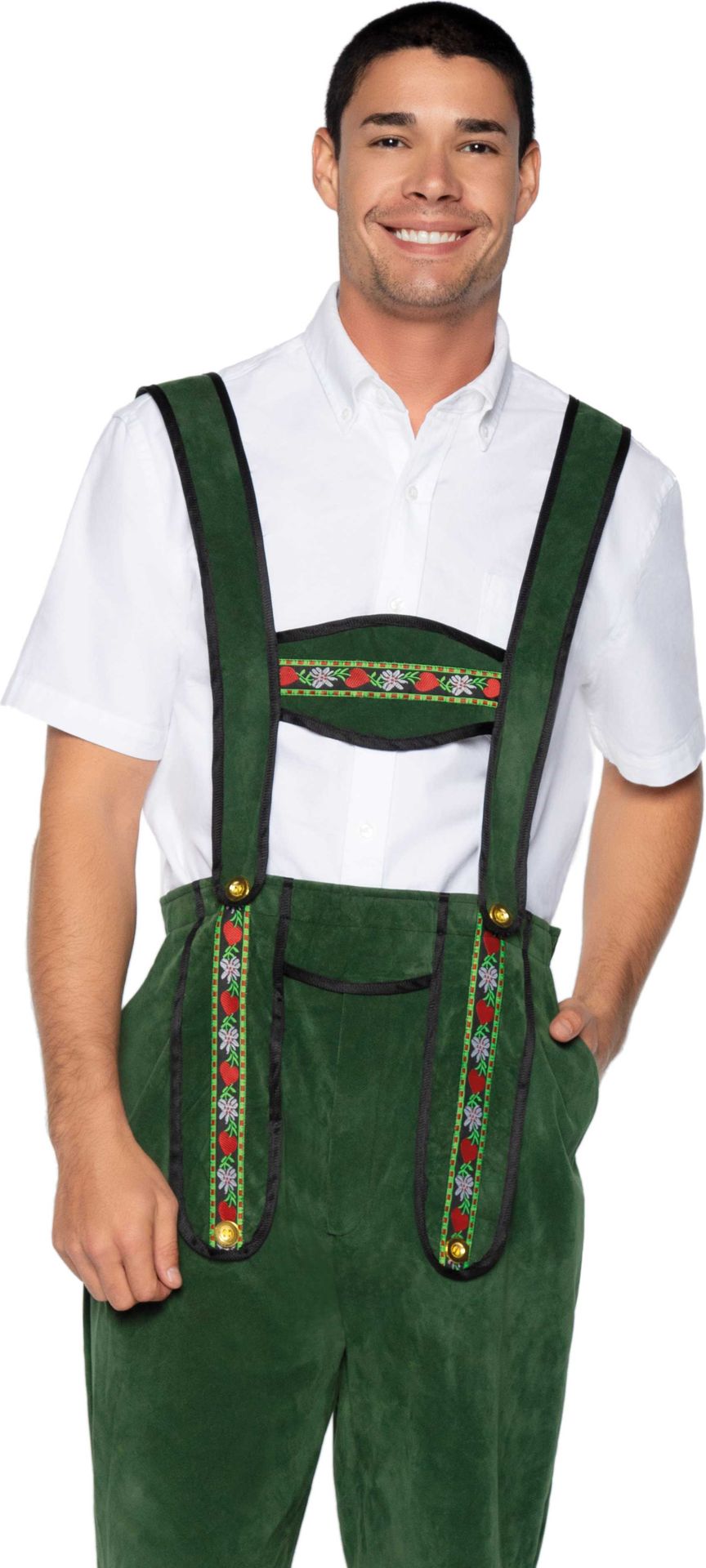 Groene Oktoberfest Lederhosen Heren