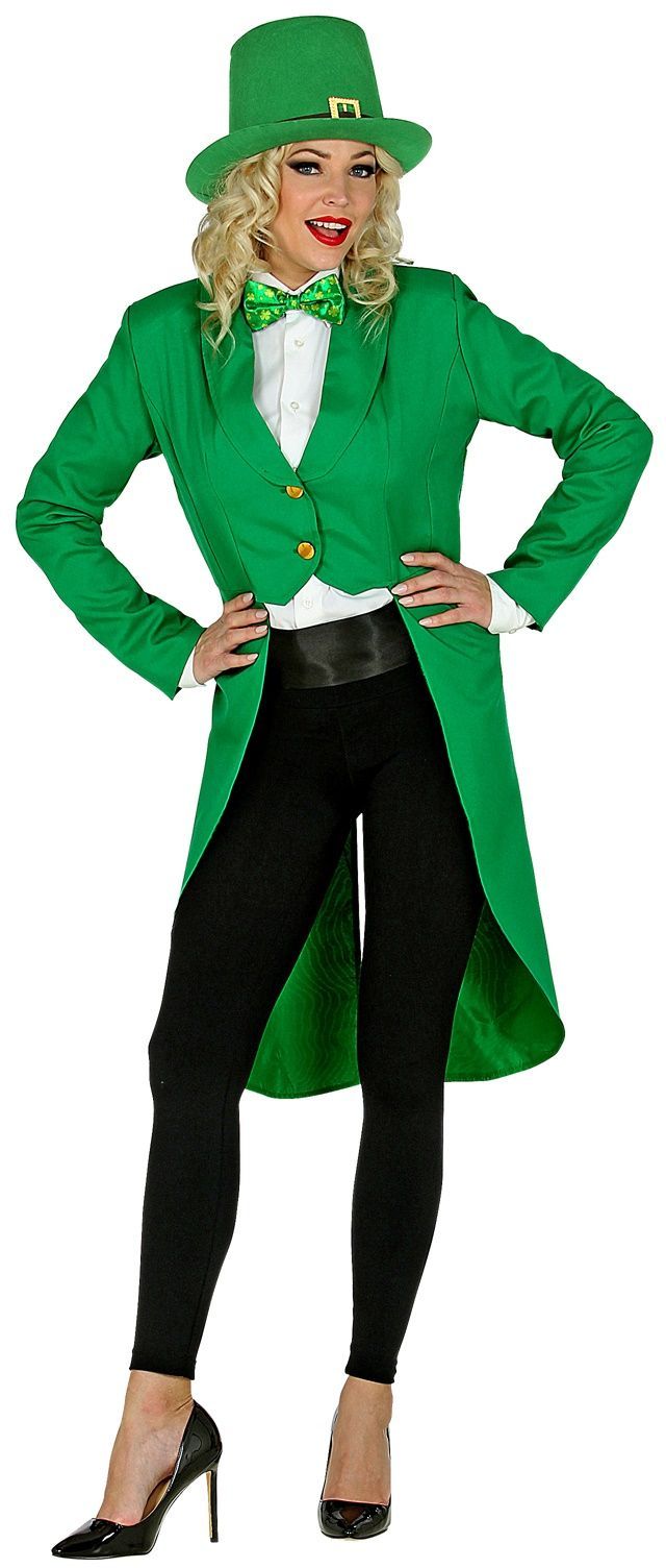 Groene Saint Patricksday Slipjas Dames