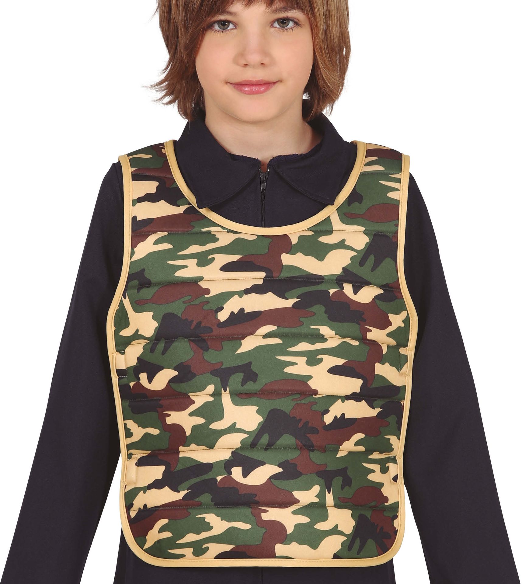 Groene Soldaten Camouflage Vest Kinderen