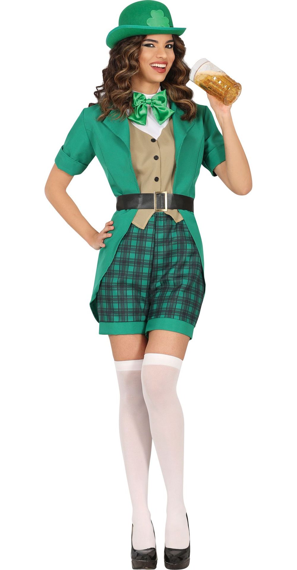 Groene St. Patrick's Outfit Dames
