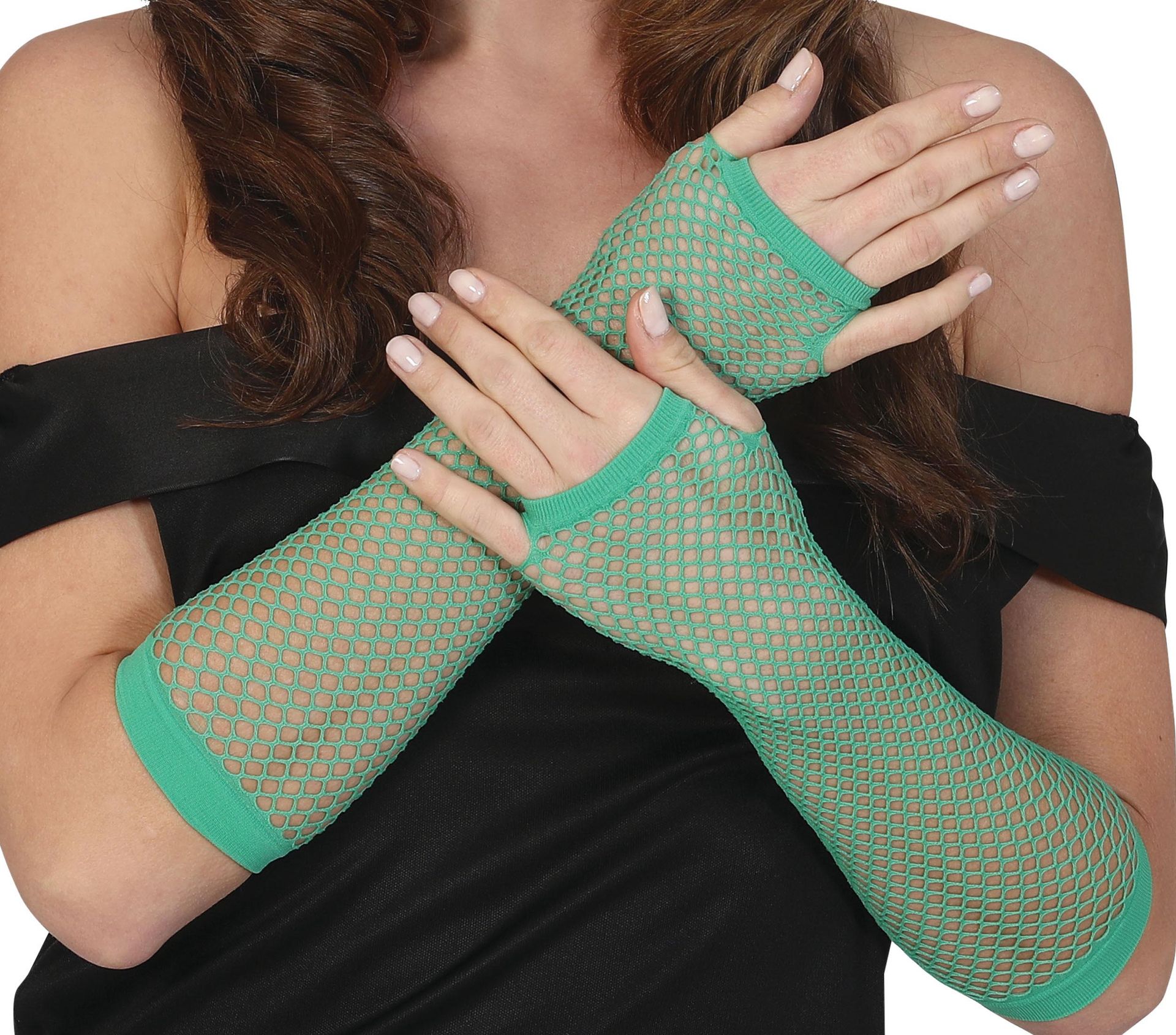 Groene Visnethandschoenen