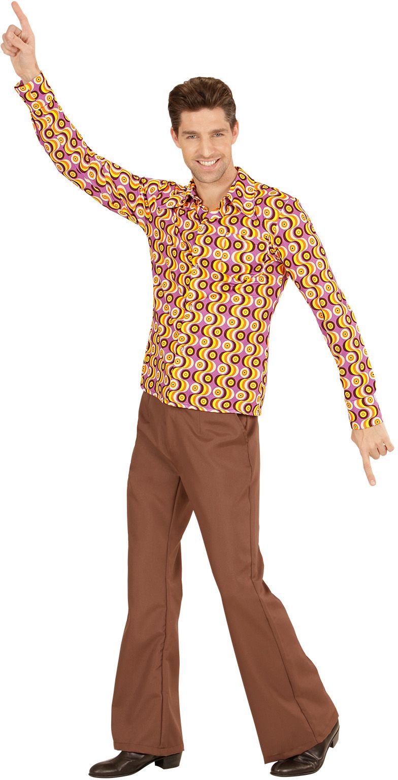 Groovy 70s shirt | Carnavalskleding.nl