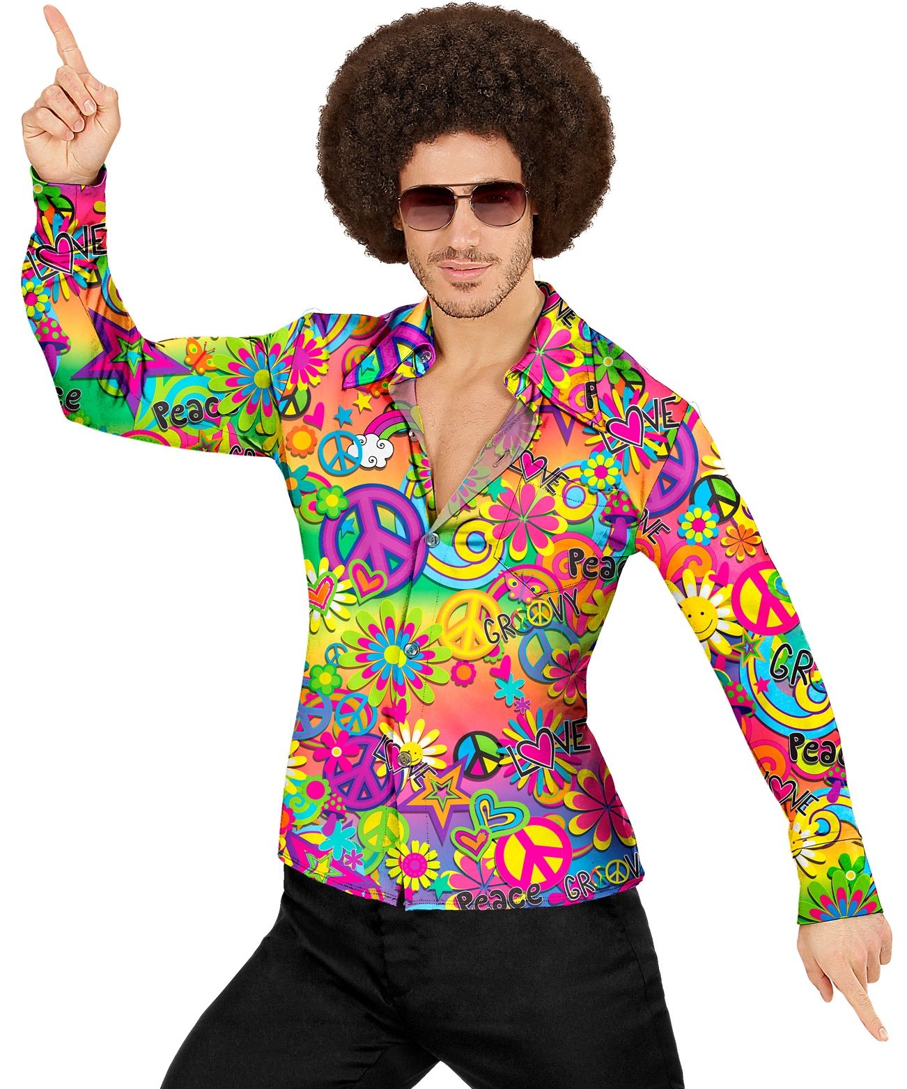 Groovy Retro 60's Shirt Heren