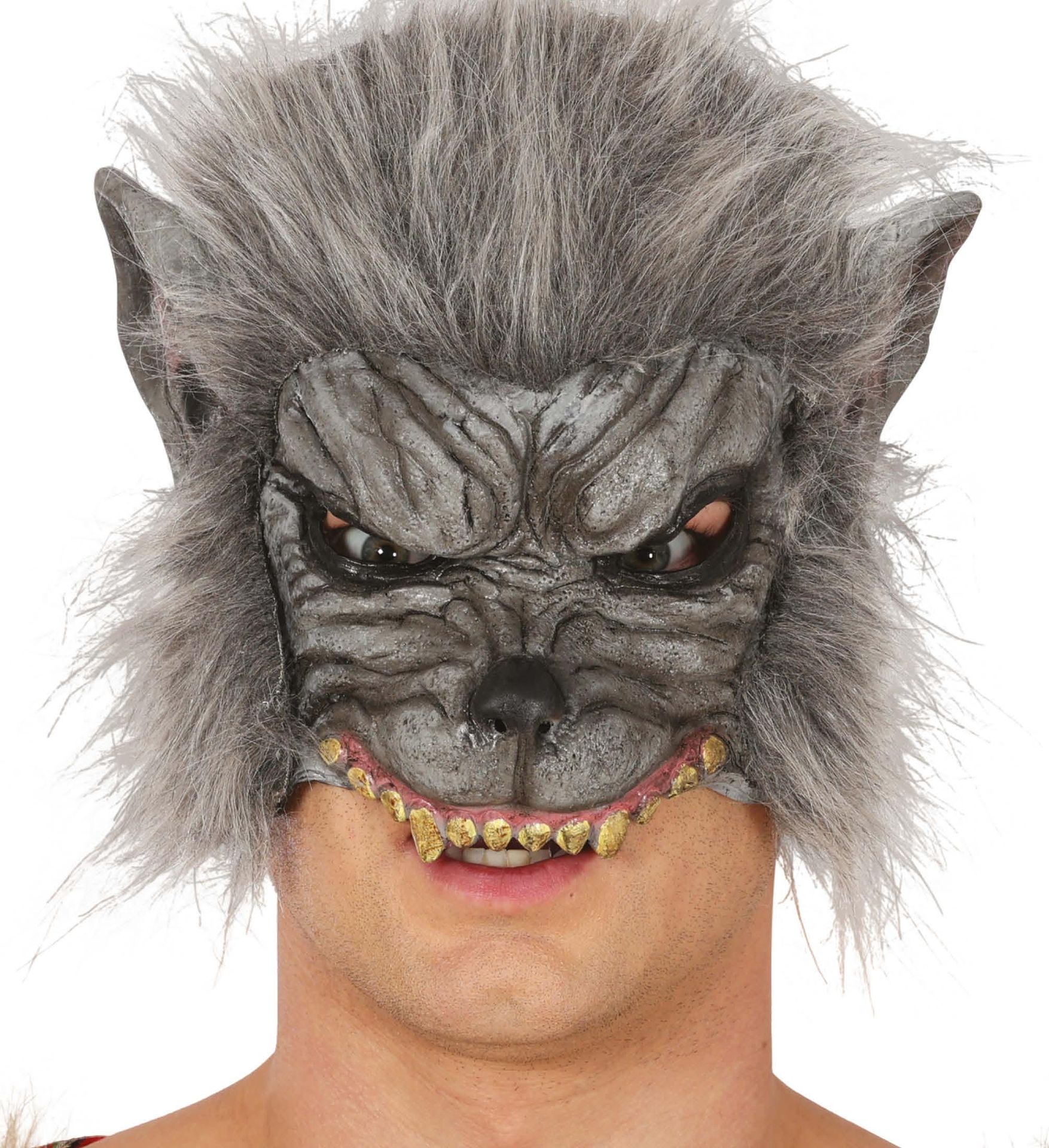 Grote Boze Wolf Half Masker