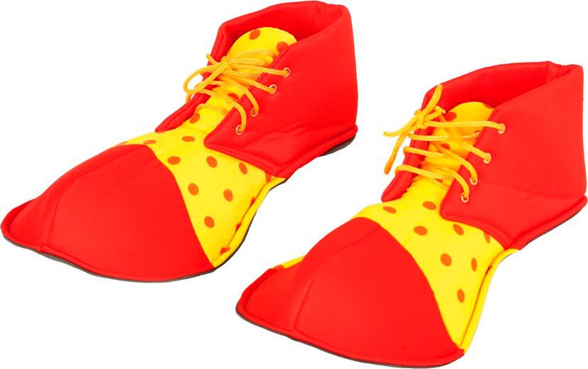 Grote Clown Schoenen Rood