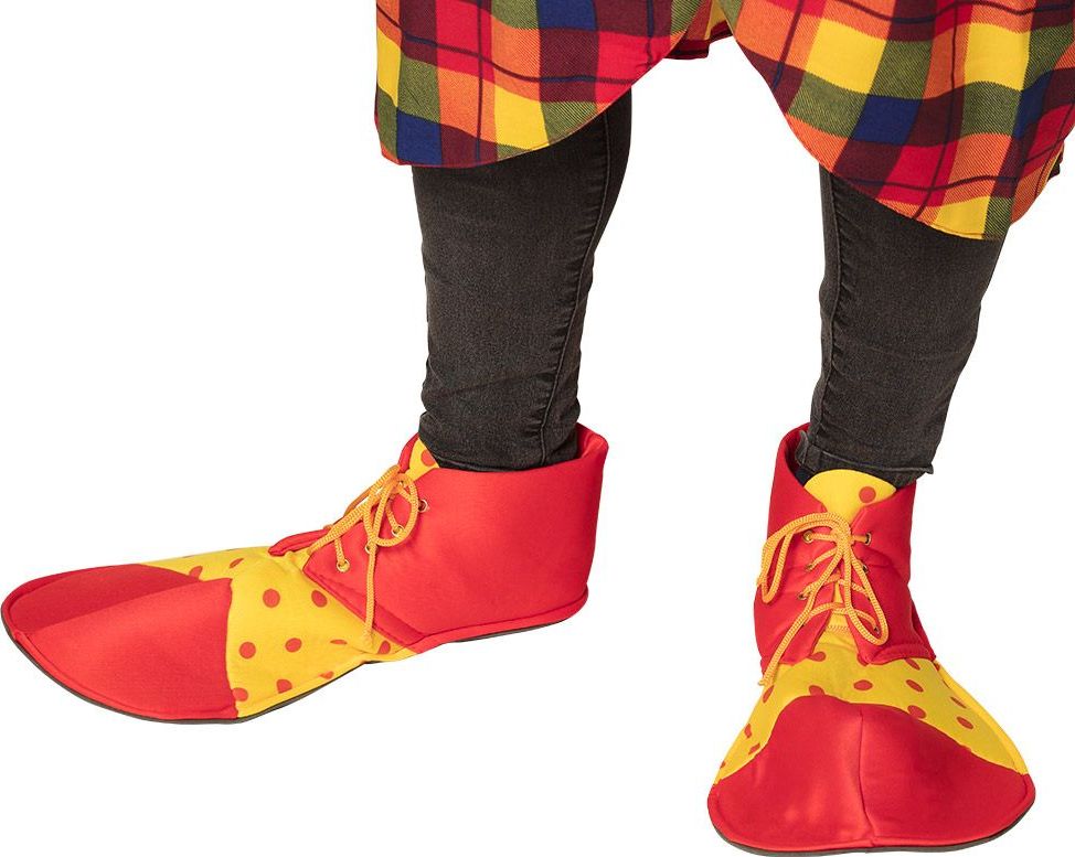 Grote Clownschoenen met Stippen
