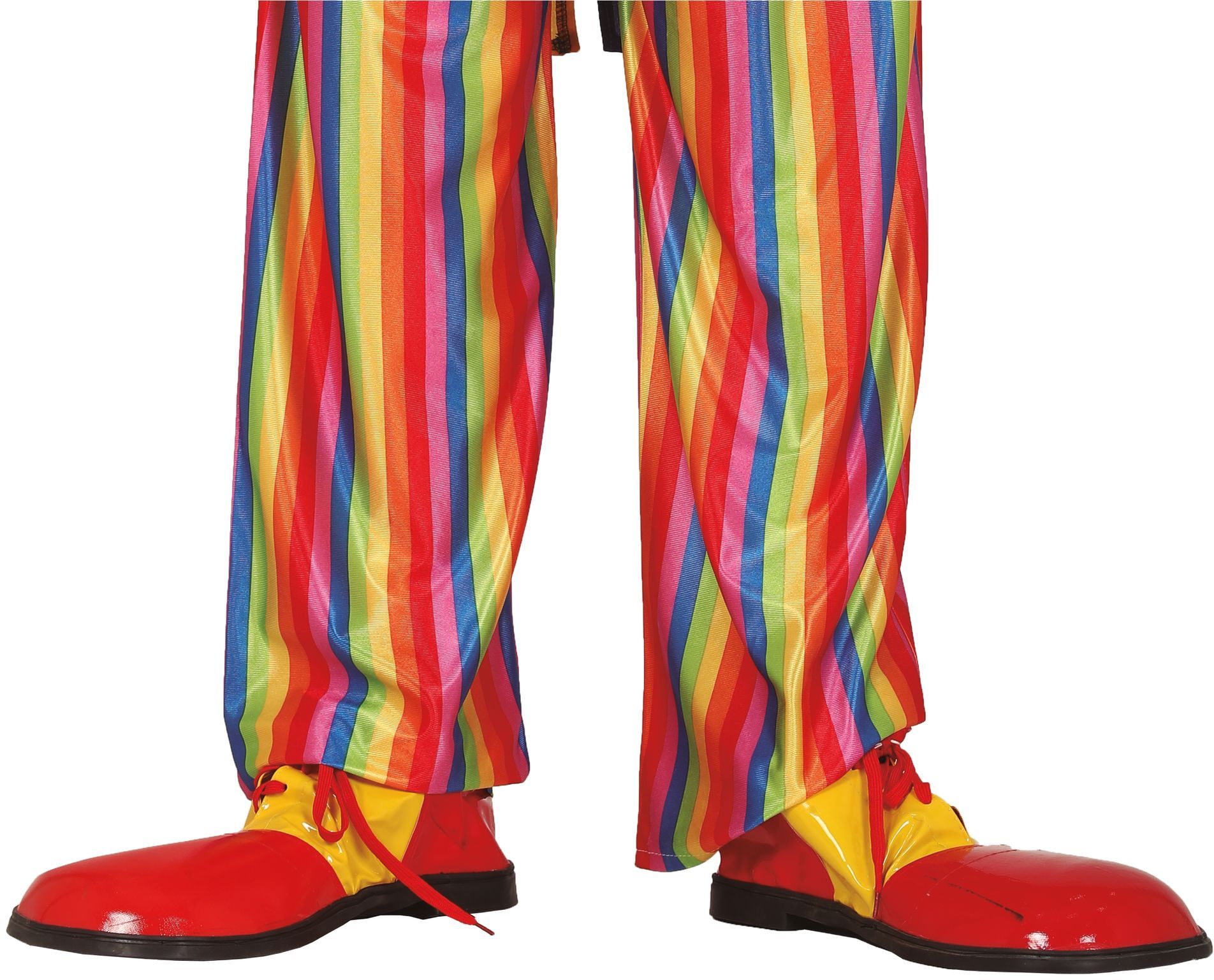 Grote Clownsschoenen Rood Geel
