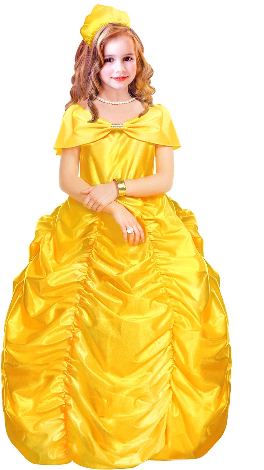 Grote gele jurk kind
