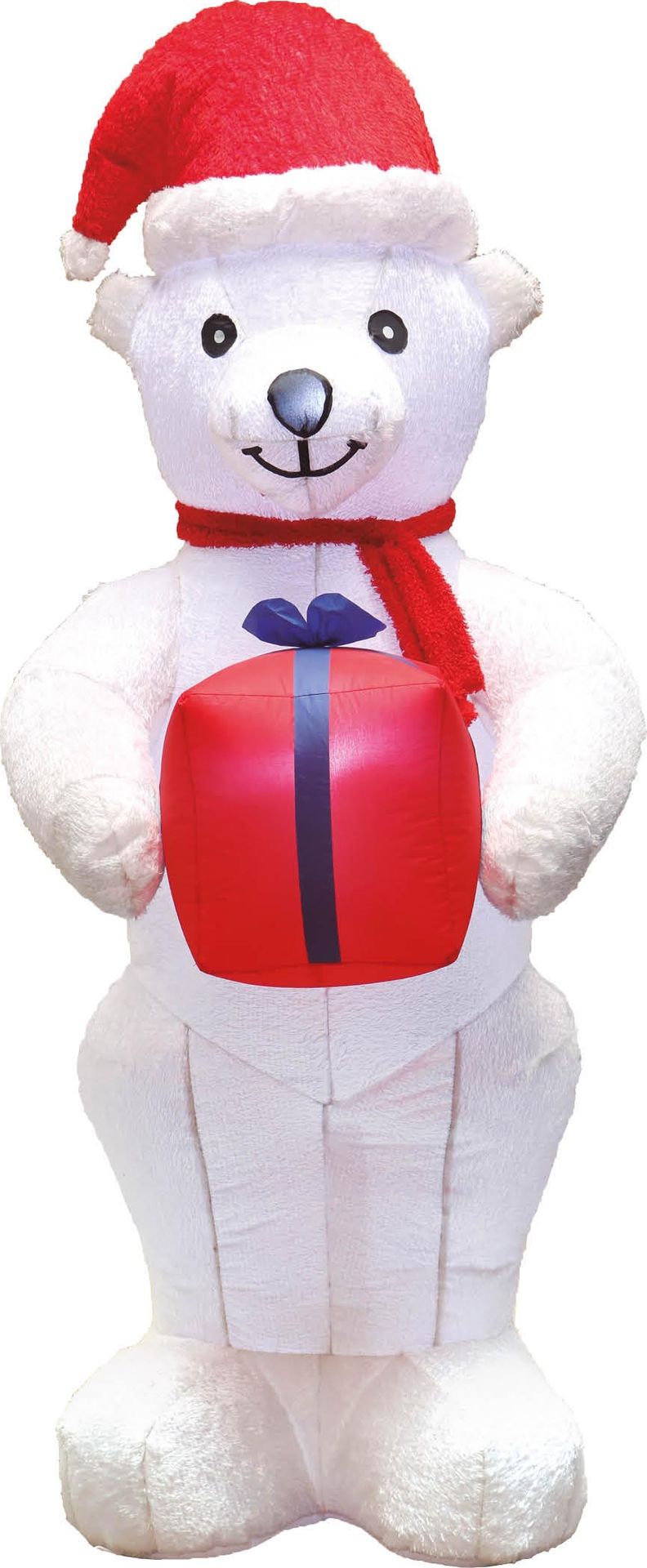 Grote Opblaasbare Ijsbeer met Cadeau 210cm