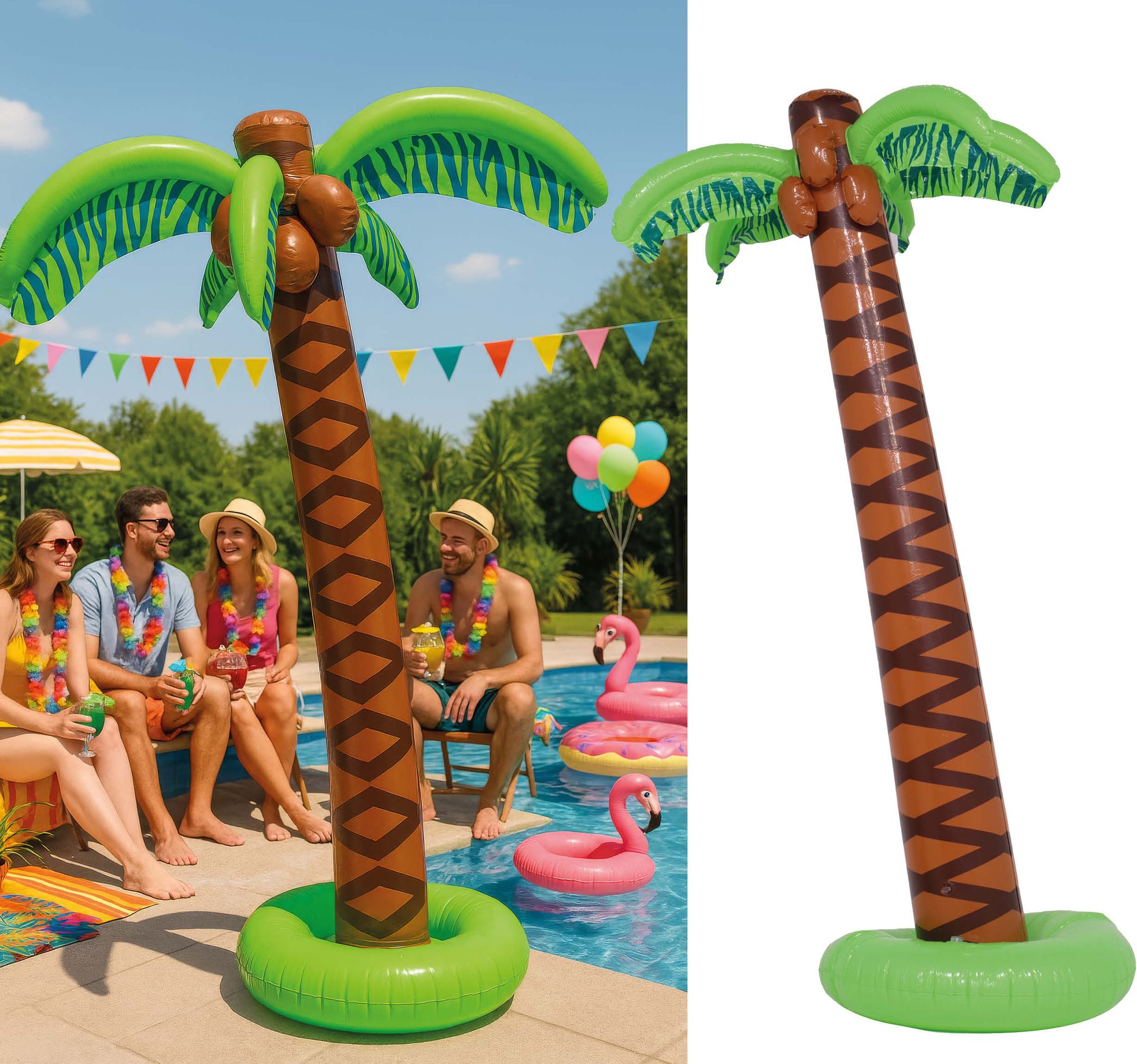 Grote Opblaasbare Palmboom 180cm