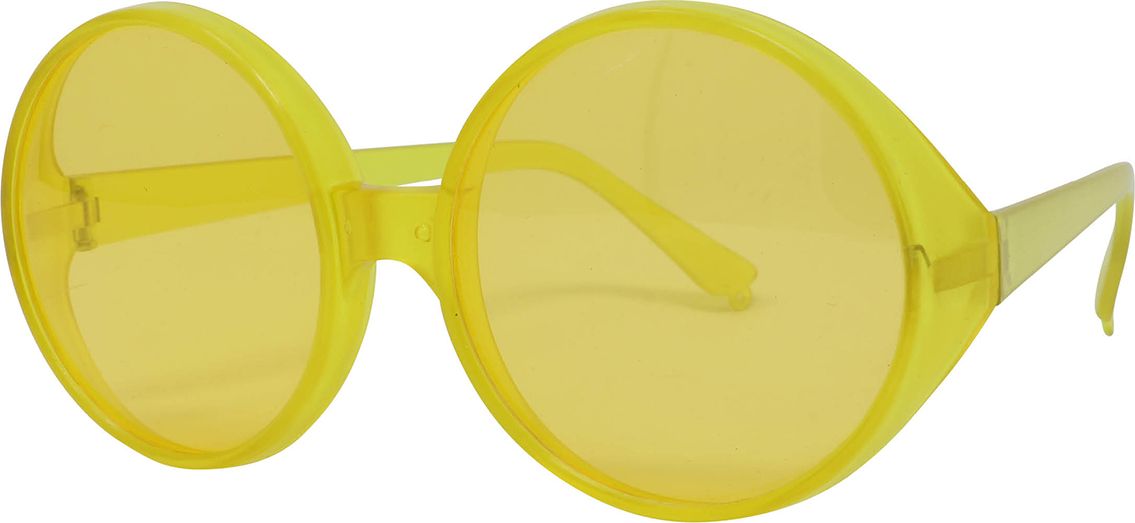 Grote Oranje 70's Bril