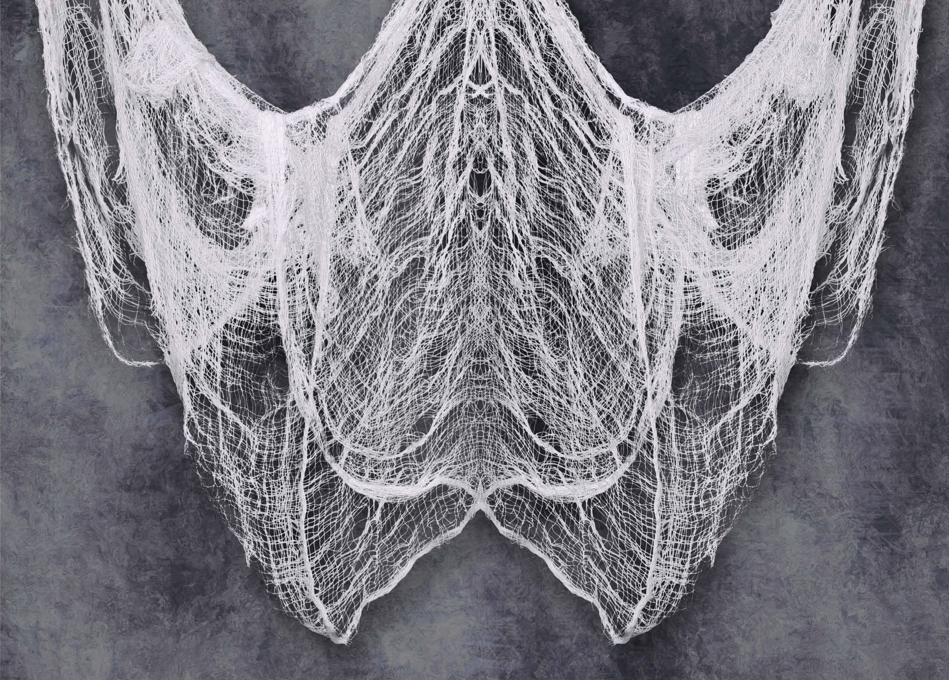 Grote Witte Halloween Decoratie Stof