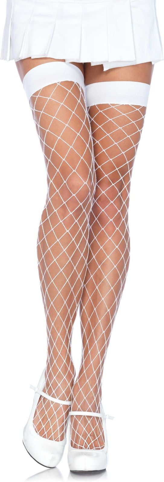 Grove Net Kousen Wit