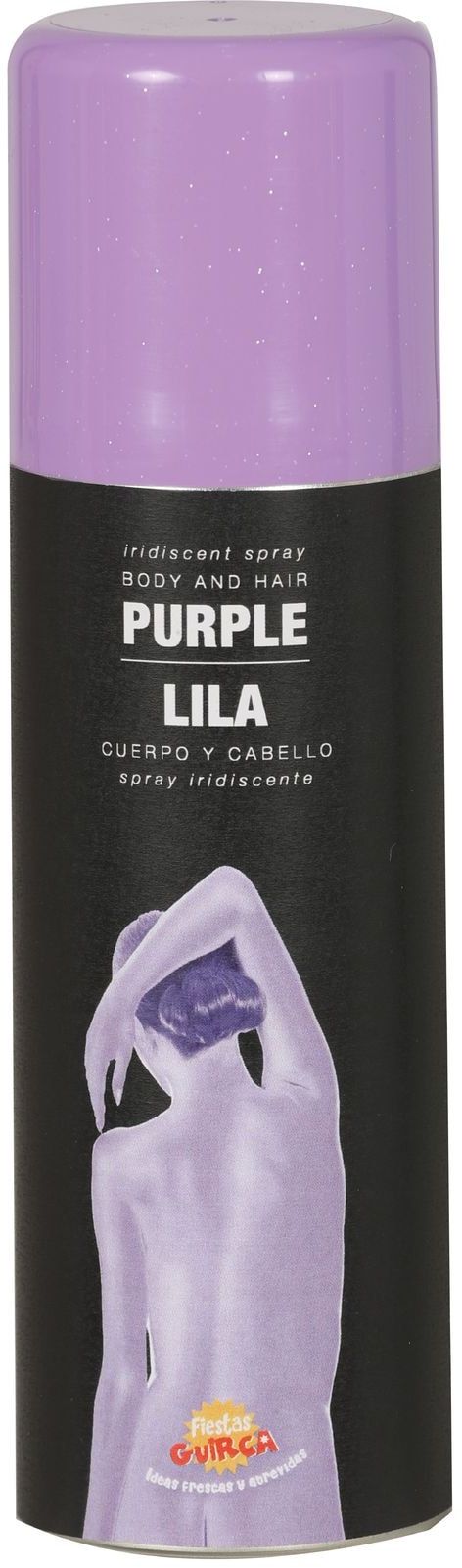 Haar en bodyspray violet paars