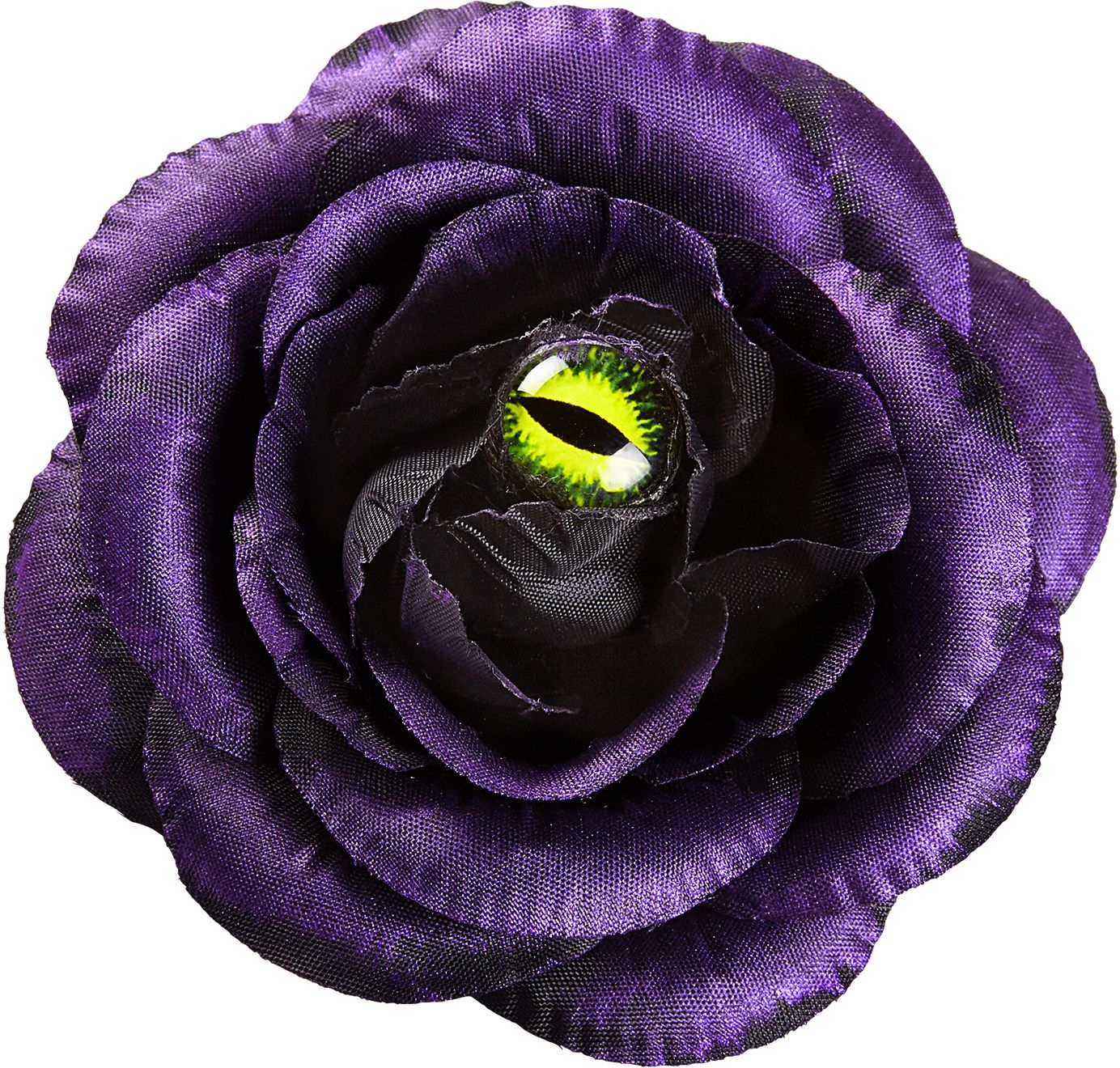 Haarclip Bloem Paars met Oog