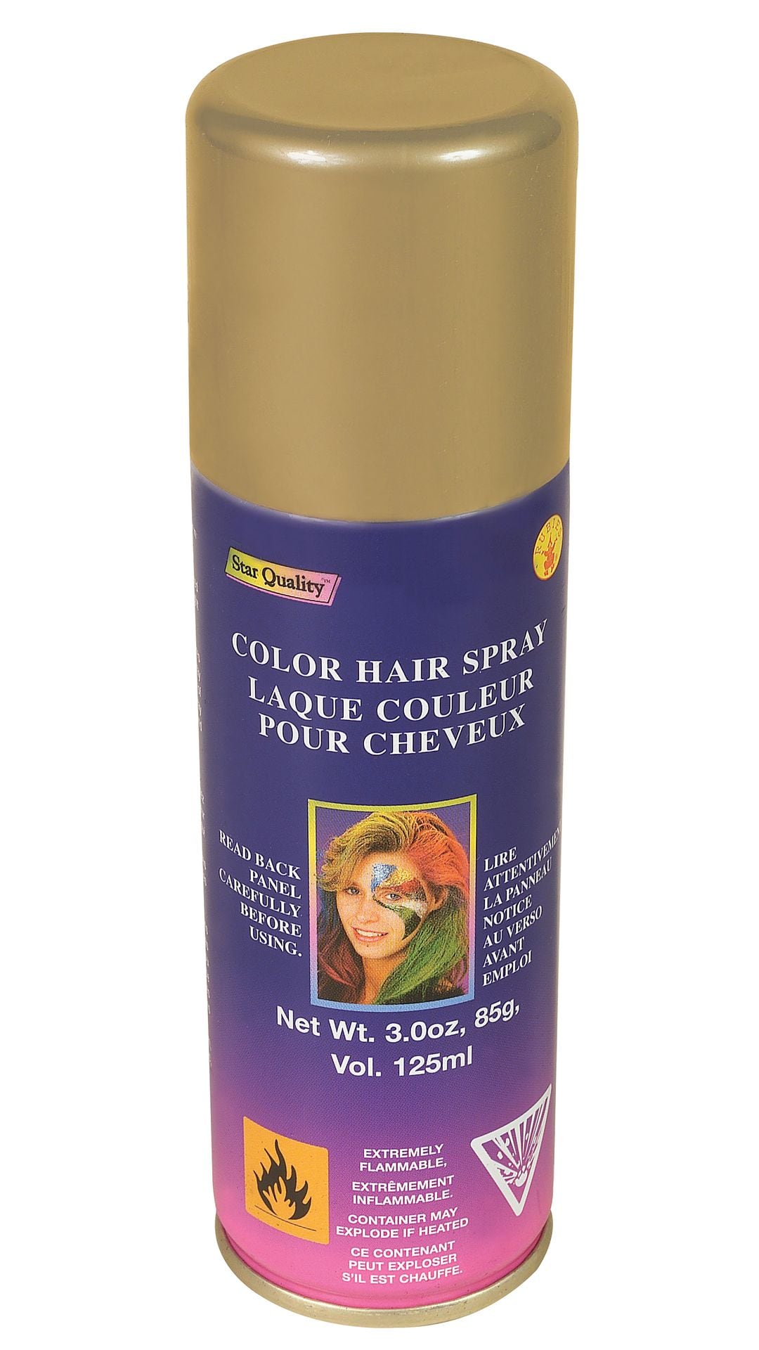 Haarspray goud